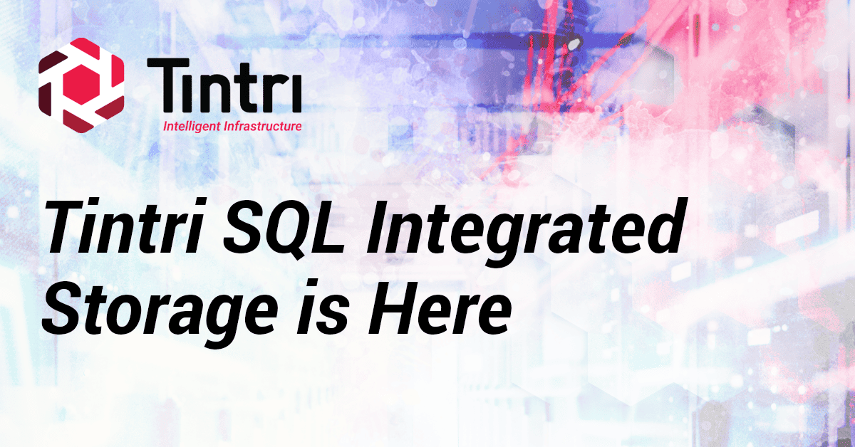 Tintri SQL Integrated Storage is Here